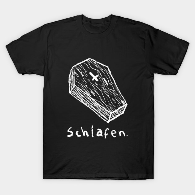 Schlafen T-Shirt by fledermaus